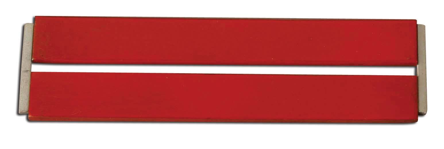 Frey Scientific Painted Steel Bar Magnets - Pack of 2 - Red, Item Number 568409